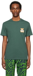 Moschino Green Teddy Patch T-Shirt