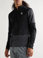 Nike Running - Wild Run Element Recycled Dri-FIT Mesh and Jersey Half-Zip Top - Black