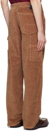 le PÈRE Brown Straight-Leg Trousers