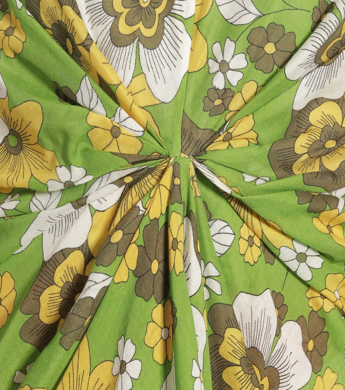 dodo bar or green dress DODO BAR OR CUTOUT PRINTED SATIN JERSEY MIDI DRESS MEDIUM
