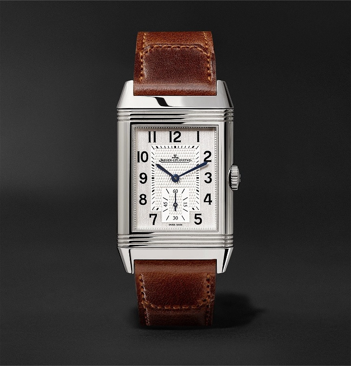 Photo: Jaeger-LeCoultre - Reverso Classic Large 27mm Stainless Steel and Leather Watch - Unknown