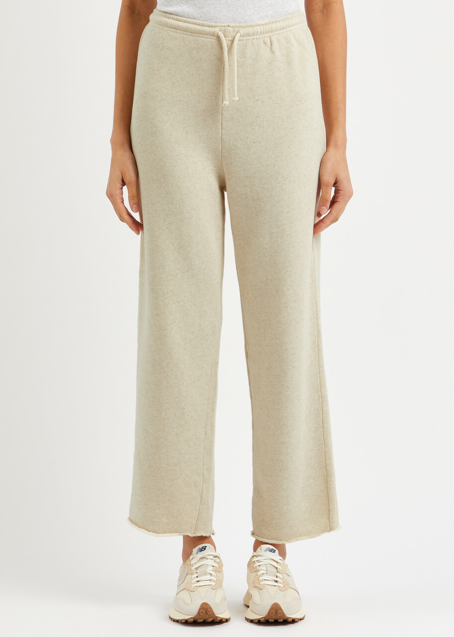 American Vintage Itonay Cotton-blend Sweatpants Cream