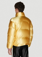 8 Moncler Palm Angels - Keon Puffer Jacket in Gold