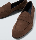 Brioni Appia leather penny loafers