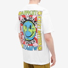 Market Men's Smiley Peace And Harmony World T-Shirt in White