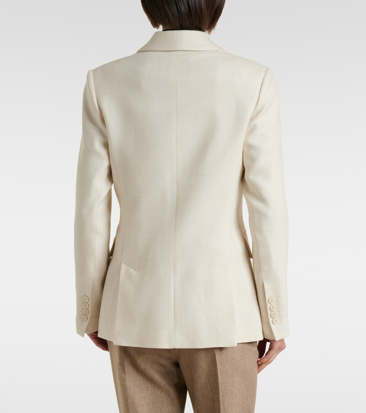 Eleventy Wool, silk and linen-blend blazer
