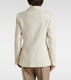 Eleventy Wool, silk and linen-blend blazer