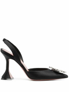 AMINA MUADDI - Begum Satin Slingback Pumps