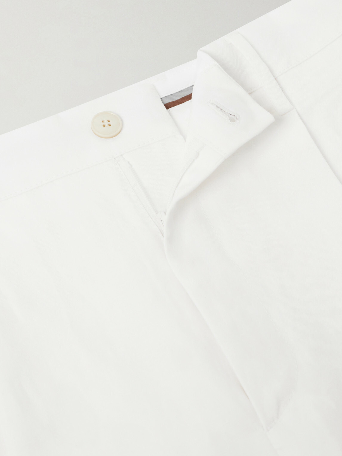 Canali - Mamhood Straight-Leg Pleated Linen And Silk-Blend Trousers - White