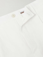 Canali - Mamhood Straight-Leg Pleated Linen And Silk-Blend Trousers - White