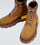Moncler - Mon Corp suede hiking boots