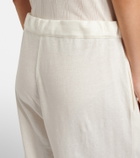 The Row Faz linen-blend wide-leg pants