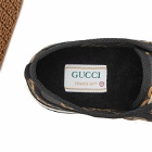 Gucci Men's Ripstop Tennis Sneakers in Black/Beige
