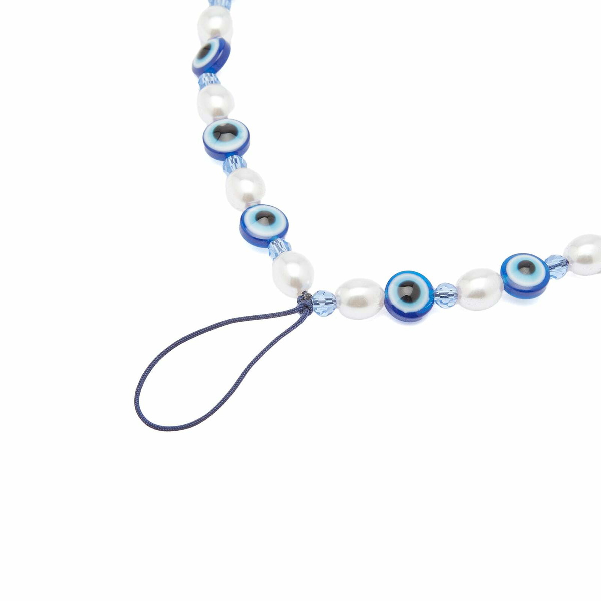 Crystal Haze Women's Phone Bracelet Charm in Azure 