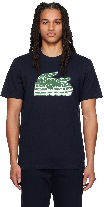Photo: Lacoste Navy Graphic T-Shirt