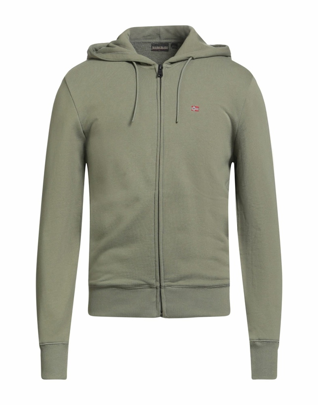 Photo: Napapijri Balis Fzh Sum Mens Sweatshirt Military in Green