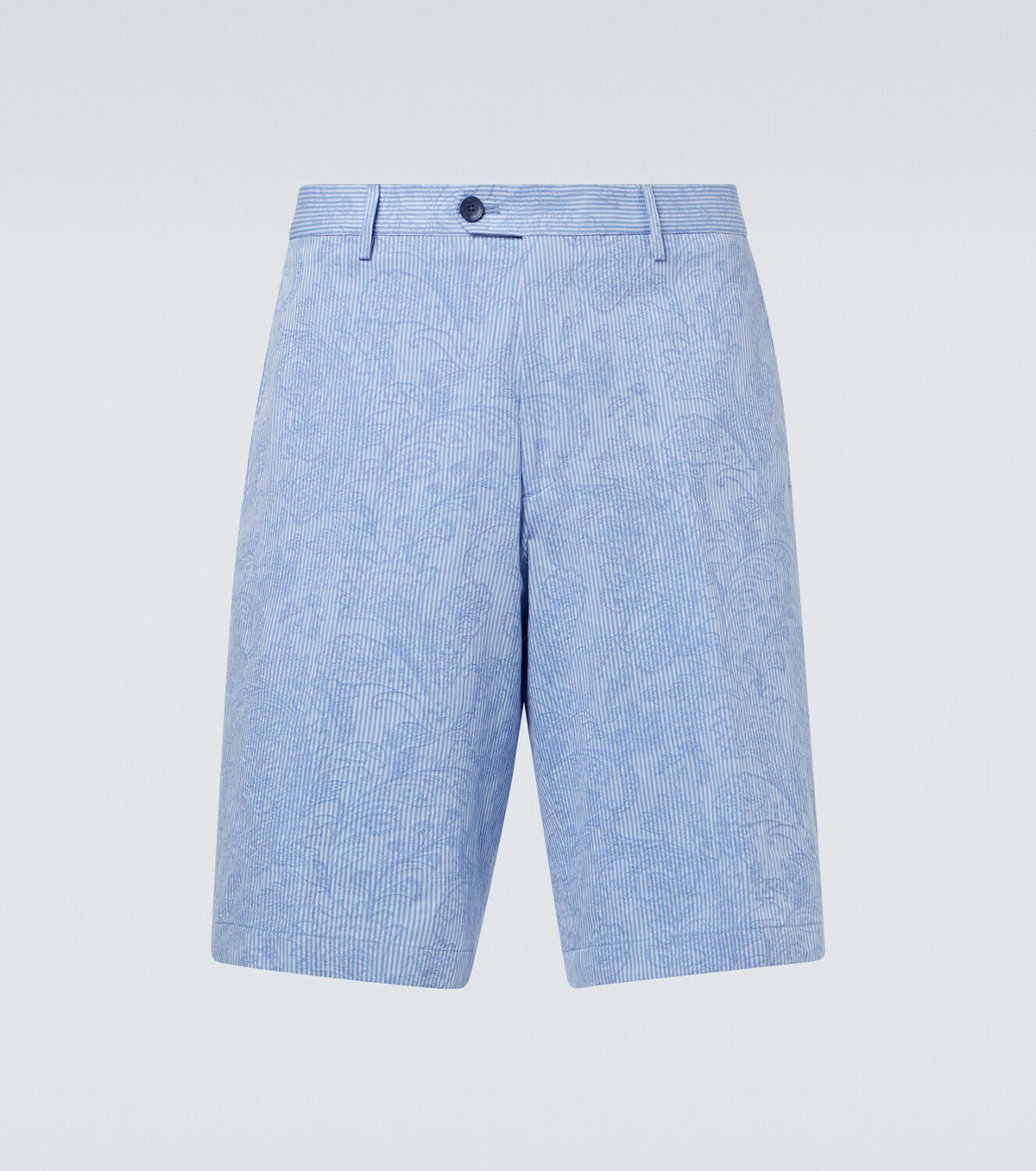 Etro Paisley cotton Bermuda shorts