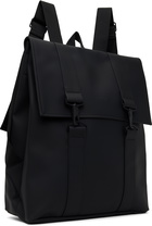RAINS Black MSN Backpack