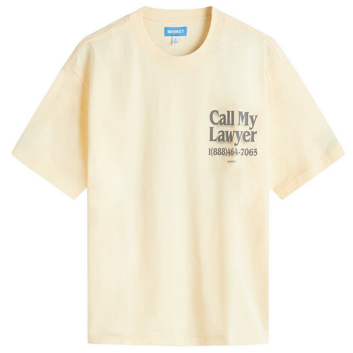 MARKET Men's Call My Lawyer 3D T-Shirt in Butter-Cream