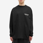 Fear of God ESSENTIALS Men's Core Logo Jersey Long Sleeve T-Shirt in Black