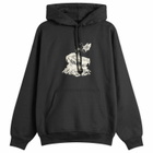 RASSVET Men's Candle Hoodie in Black