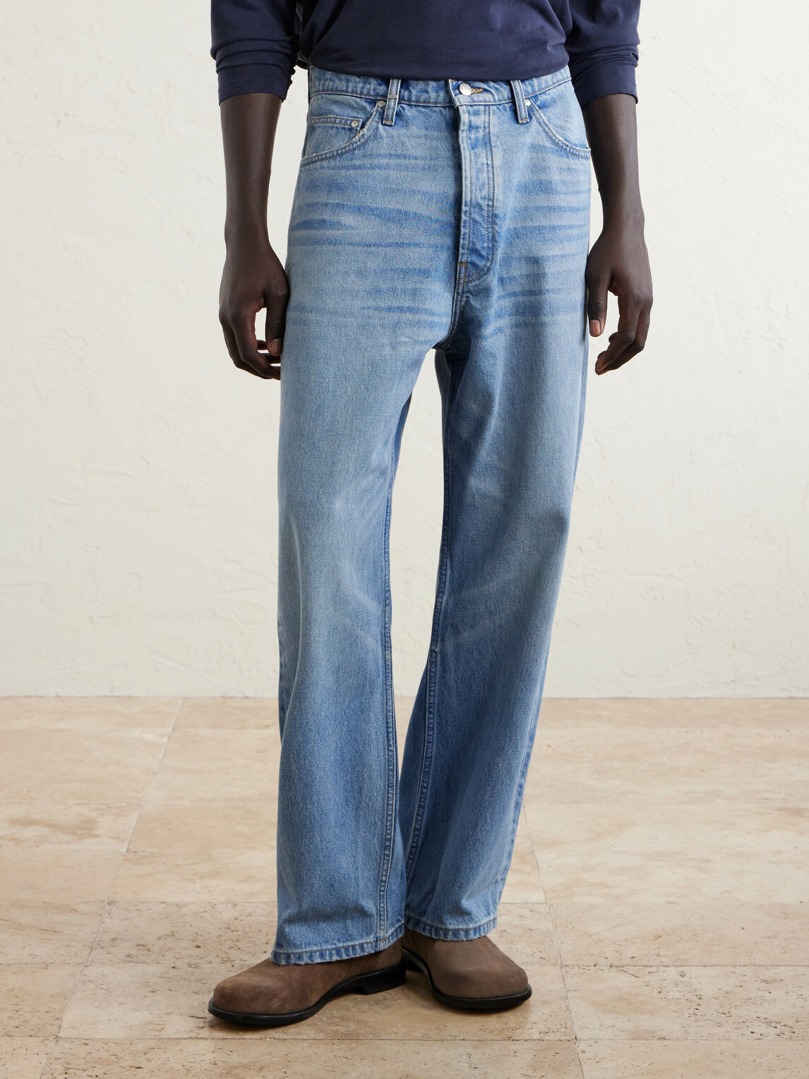 Cherry Los Angeles - Straight-Leg Jeans - Blue