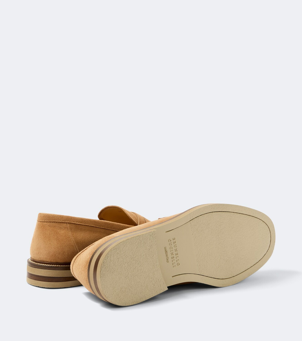 Brunello Cucinelli Suede penny loafers