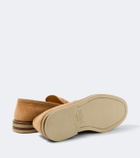 Brunello Cucinelli Suede penny loafers