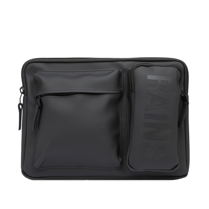 Photo: Rains Men's Texel Laptop Case - 13"/14" in Black 