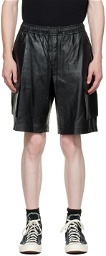 FRAME Black Cargo Shorts