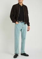 Tom Ford Logo-embroidered Piqué Polo Shirt Black