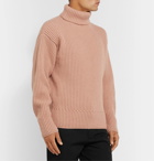 TOM FORD - Ribbed Cashmere Rollneck Sweater - Pink