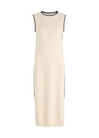 Varley Dwight Tank Open-knit Midi Dress Cream