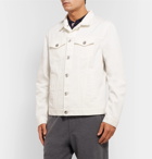 Brunello Cucinelli - Denim Trucker Jacket - White