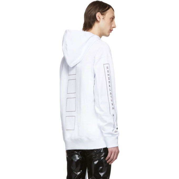 Nomenklatura Studio White Carpe Noctem Hoodie