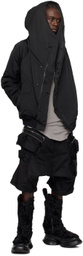 Julius Black Paneled Jacket