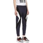 Neil Barrett Navy and Black Stripe Lounge Pants