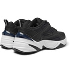 Nike - M2K Tekno Leather, Nylon and Mesh Sneakers - Men - Black