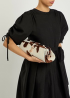 Gabriela Hearst Paola Cow-print Calf-hair Clutch - Brown - One Size