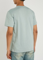 Belstaff Logo Cotton T-shirt Light Blue