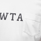 WTAPS Men's Design 01 College Pocket T-Shirt in White
