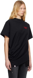Charles Jeffrey LOVERBOY Black Topsy Turvy T-shirt