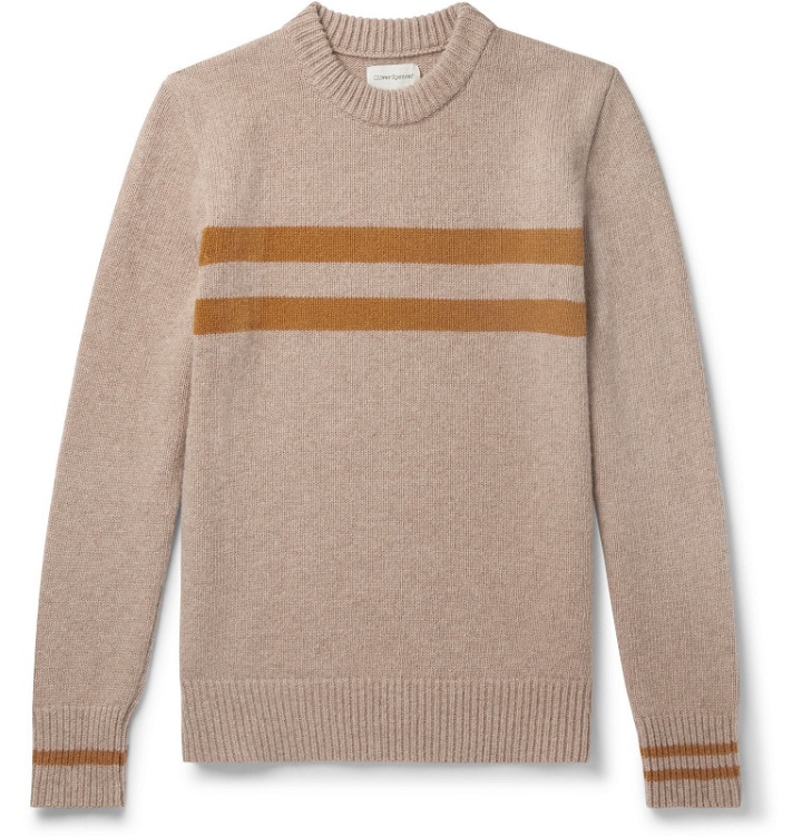 Photo: Oliver Spencer - Striped Wool Sweater - Neutrals