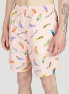 Human Made Feather Print Shorts