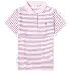 Saks Potts Women's Venus Polo Shirt in Berry Stripe