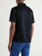 Canali - Cotton-Jersey Polo Shirt - Black
