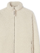 JIL SANDER - Faux-shearling Zipped Cardigan