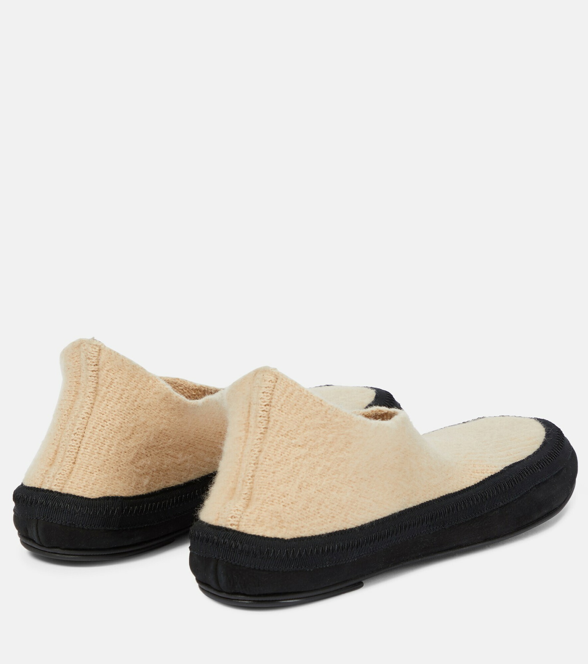 The Row Fairy cashmere knit flats The Row