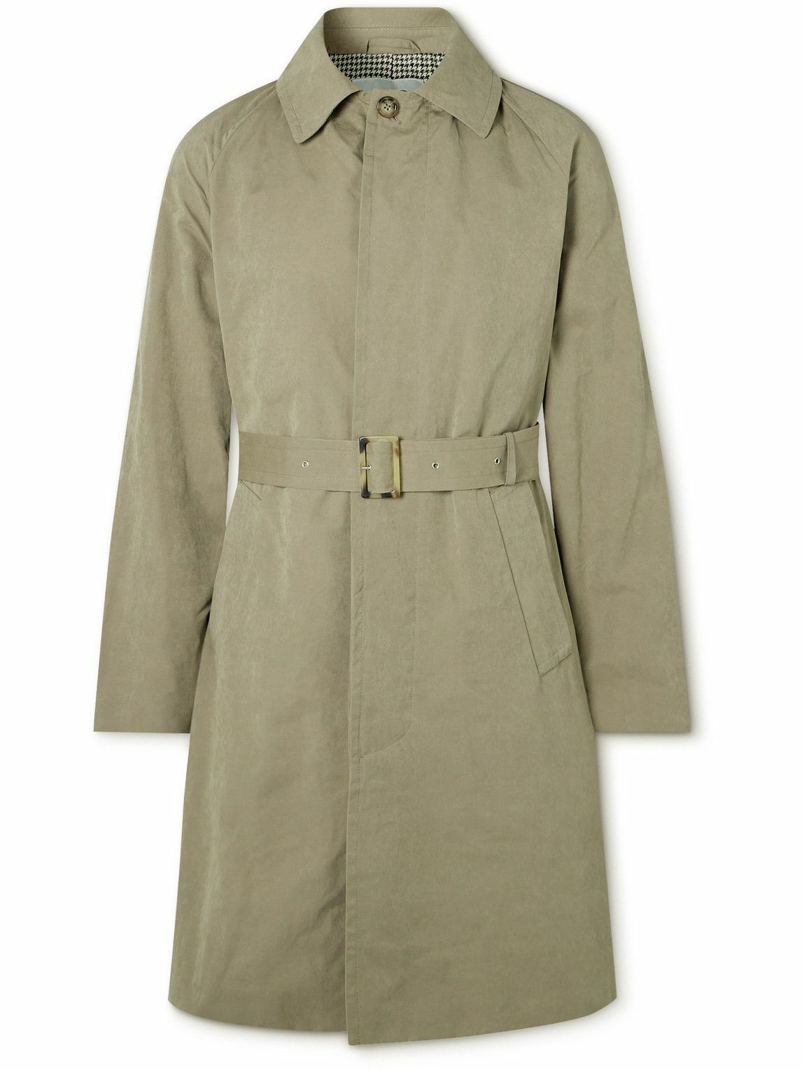 Photo: Valstar - Belted Waxed-Canvas Trench Coat - Neutrals