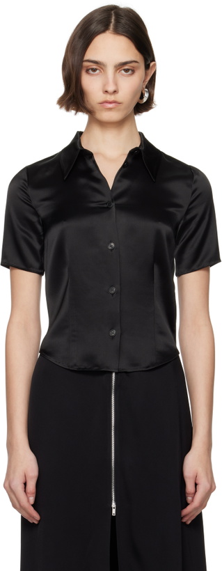 Photo: Nanushka Black Clare Shirt